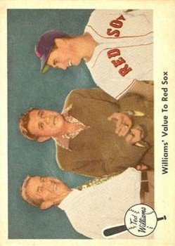 1959 Fleer Ted Williams #75 Williams' Value to Sox