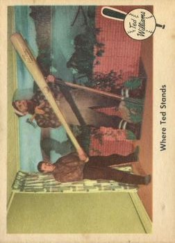 1959 Fleer Ted Williams #79 Where Ted Stands
