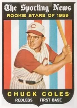 1959 Topps #120 Chuck Coles RS RC