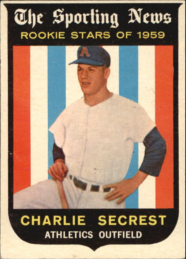 1959 Topps #140 Charlie Secrest RS RC