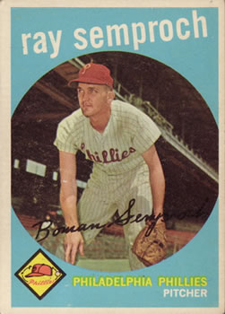 1959 Topps #197 Ray Semproch