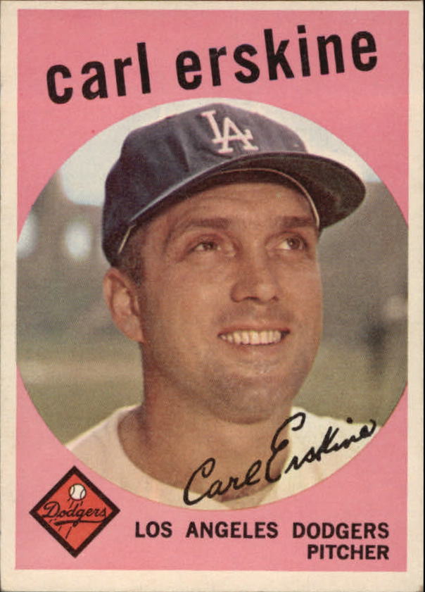 1959 Topps #217 Carl Erskine
