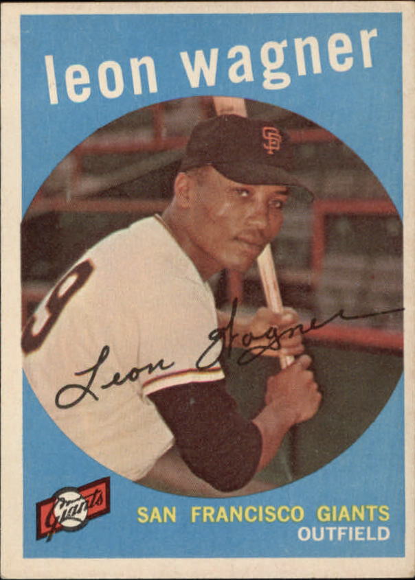 1959 Topps #257 Leon Wagner RC