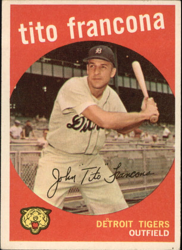 1959 Topps #268 Tito Francona