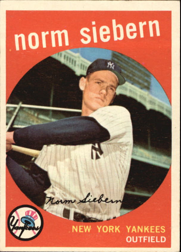 1959 Topps #308 Norm Siebern