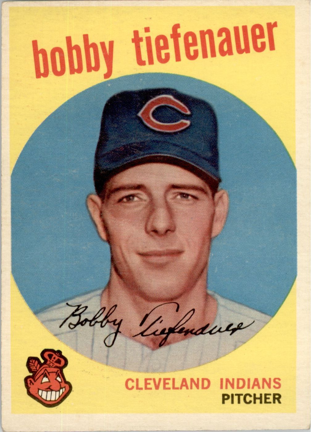 1959 Topps #501 Bob Tiefenauer RC