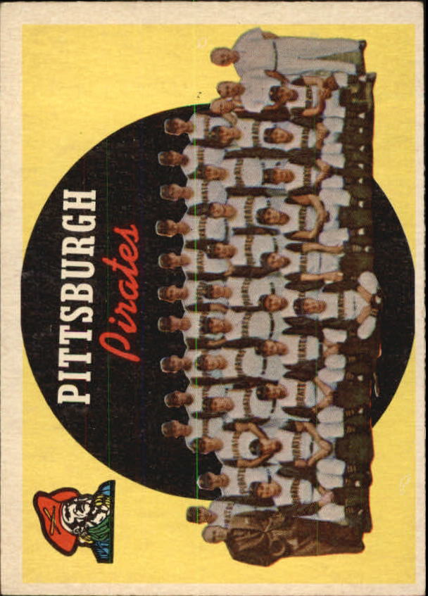 1959 Topps #528 Pittsburgh Pirates CL