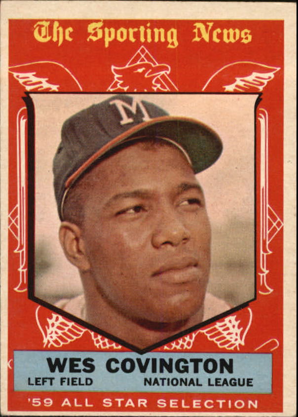 1959 Topps #565 Wes Covington AS