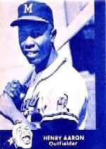 1960 Braves Lake to Lake #1 Hank Aaron