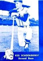 1960 Braves Lake to Lake #23 Red Schoendienst