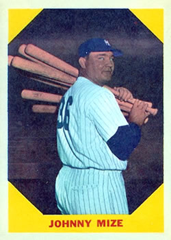 1960 Fleer #38 Johnny Mize