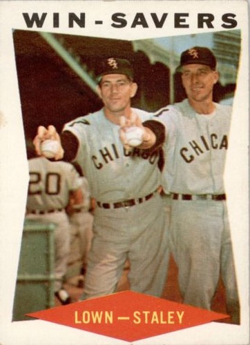 1960 Topps #57 Win Savers/Turk Lown/Gerry Staley
