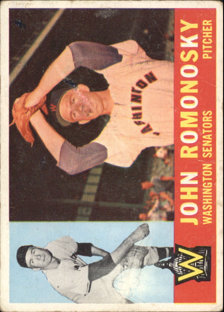 1960 Topps #87 John Romonosky