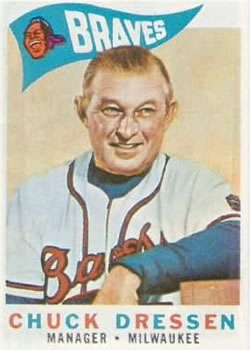 1960 Topps #213 Chuck Dressen MG