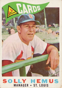 1960 Topps #218 Solly Hemus MG