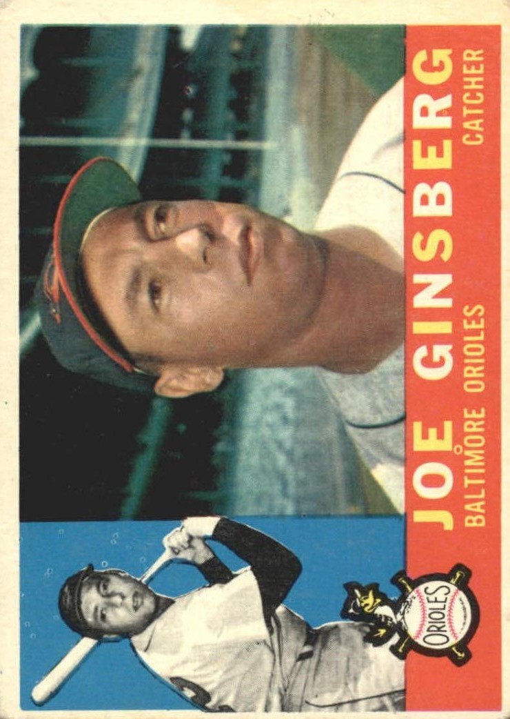 1960 Topps #304 Joe Ginsberg