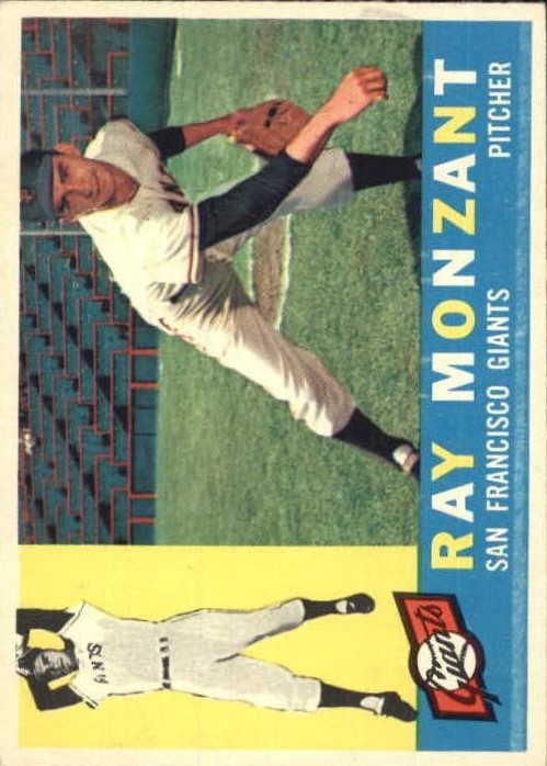 1960 Topps #338 Ray Monzant