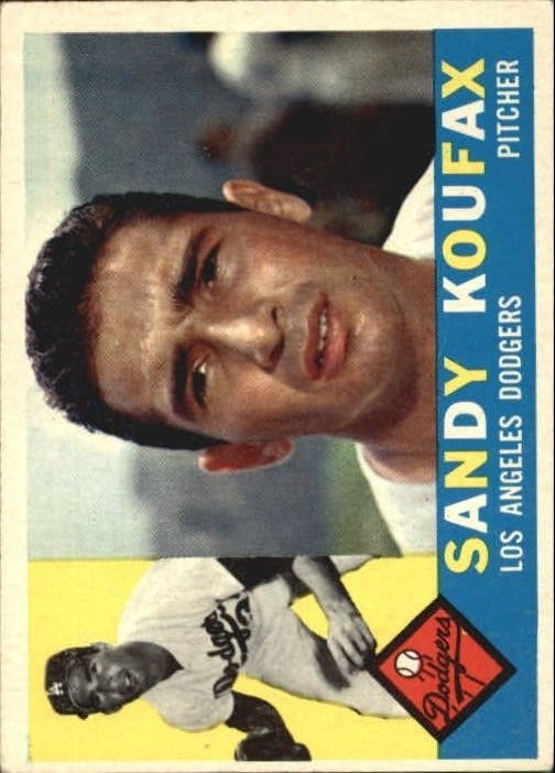 1960 Topps #343 Sandy Koufax