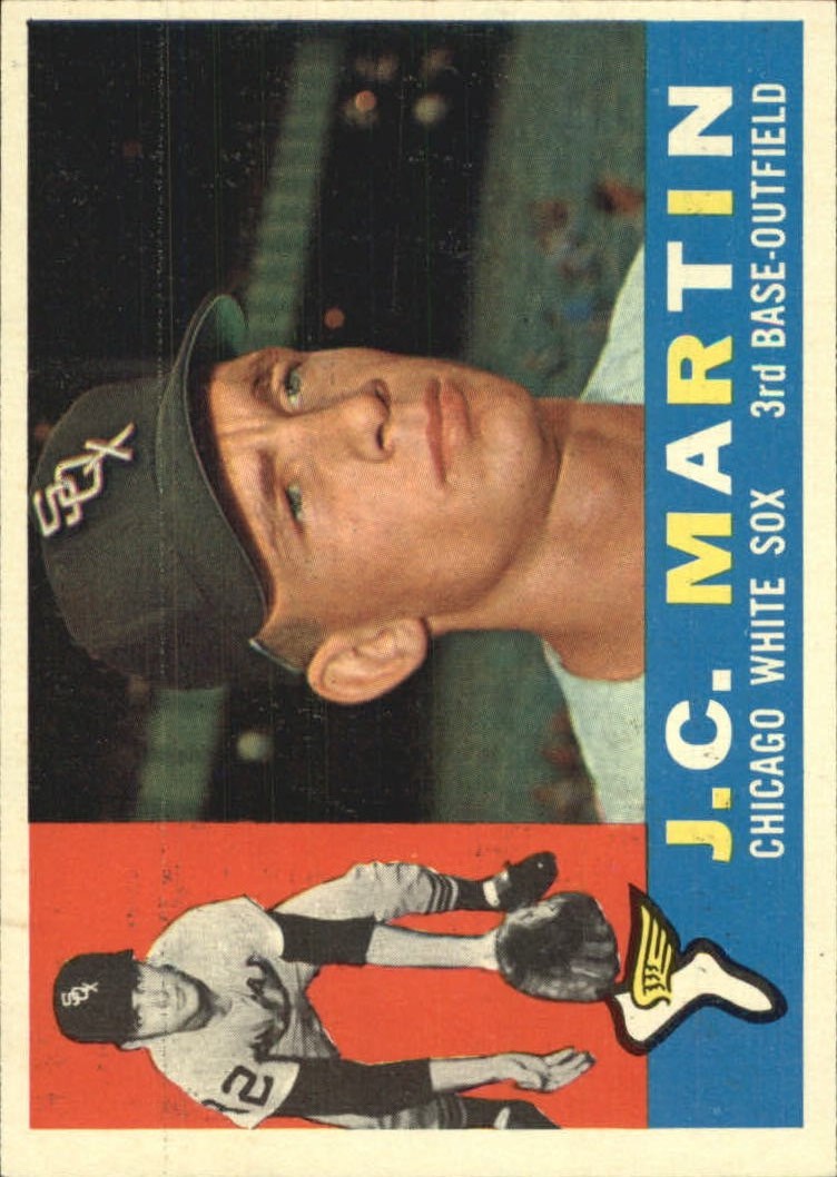 1960 Topps #346 J.C. Martin UER RC/(Face actually/Gary Peters)