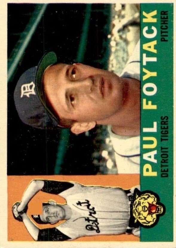 1960 Topps #364 Paul Foytack