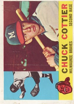 1960 Topps #417 Chuck Cottier RC