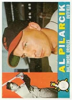 1960 Topps #498 Al Pilarcik