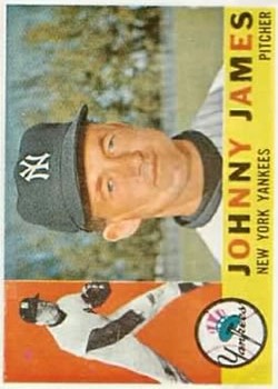 1960 Topps #499 Johnny James RC