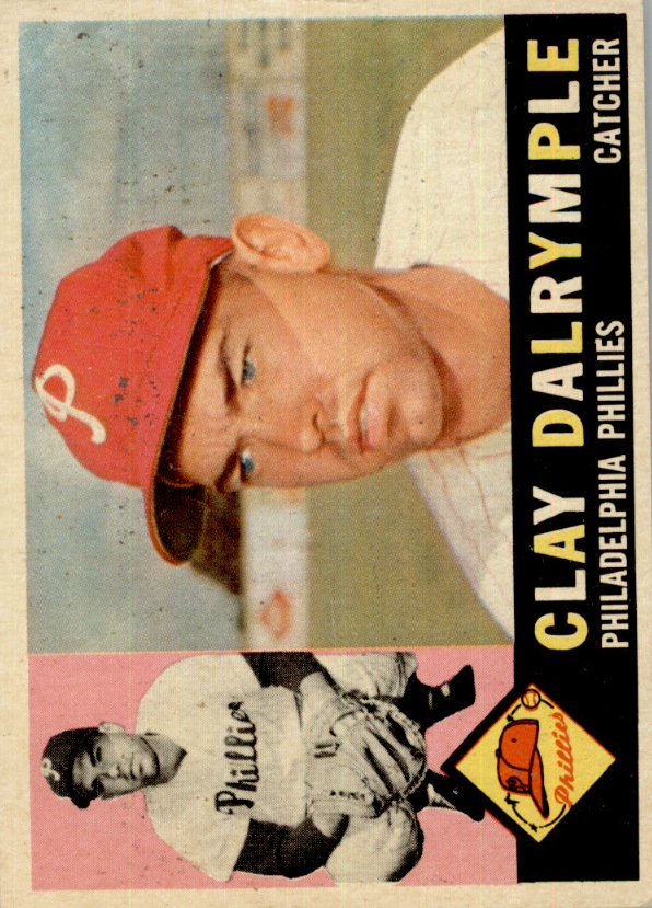 1960 Topps #523 Clay Dalrymple RC