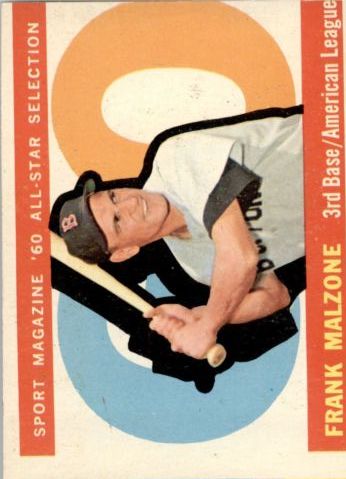 1960 Topps #557 Frank Malzone AS front image