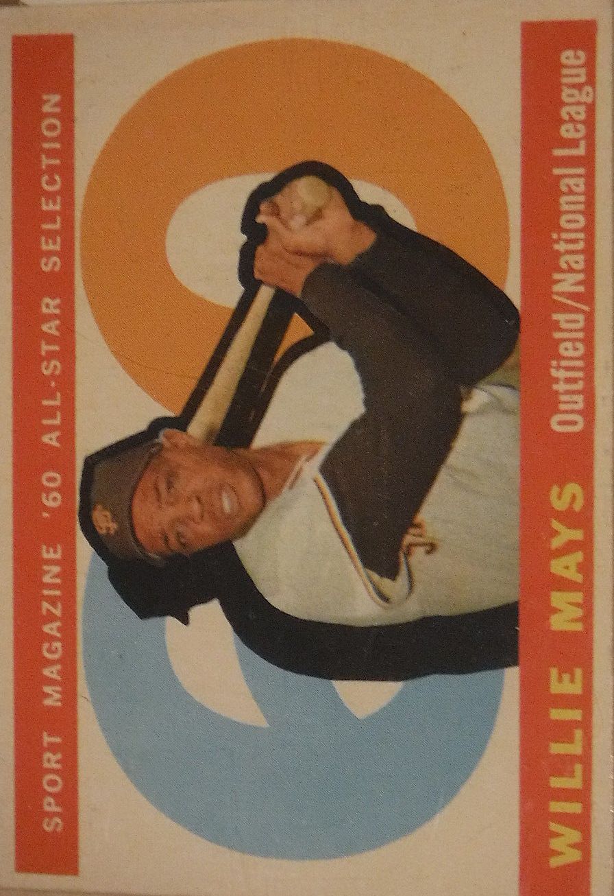 1960 Topps #564 Willie Mays AS