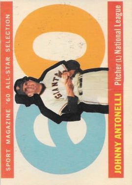 1960 Topps #572 Johnny Antonelli AS
