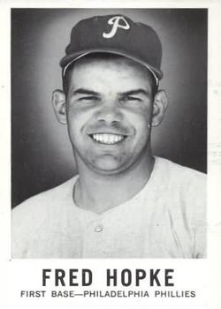 1960 Leaf #91 Fred Hopke RC