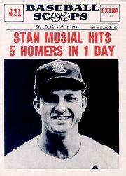 1961 Nu-Card Scoops #421 Stan Musial