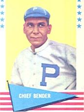 1961 Fleer #8 Chief Bender