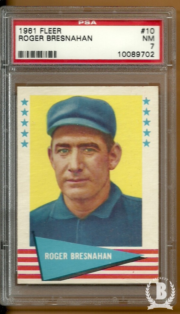 1961 Fleer #10 Roger Bresnahan