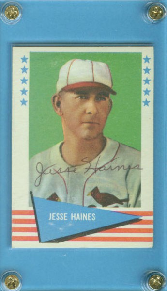 1961 Fleer #40 Jesse Haines