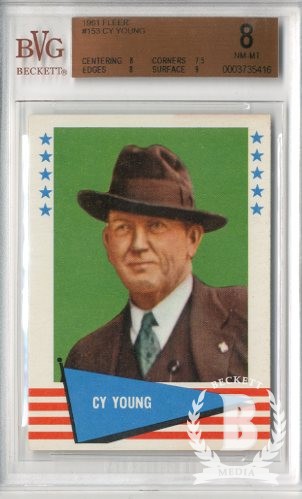 1961 Fleer #153 Cy Young