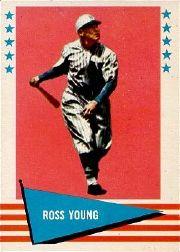 1961 Fleer #154 Ross Youngs