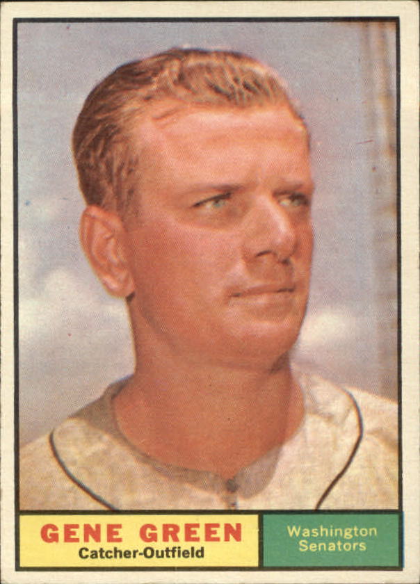 1961 Topps #206 Gene Green