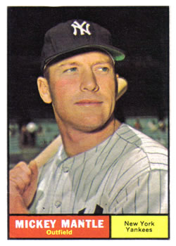 1961 Topps #300 Mickey Mantle