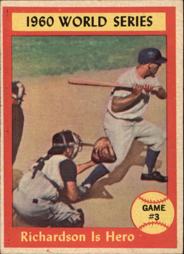 1961 Topps #308 World Series Game 3/Bobby Richardson