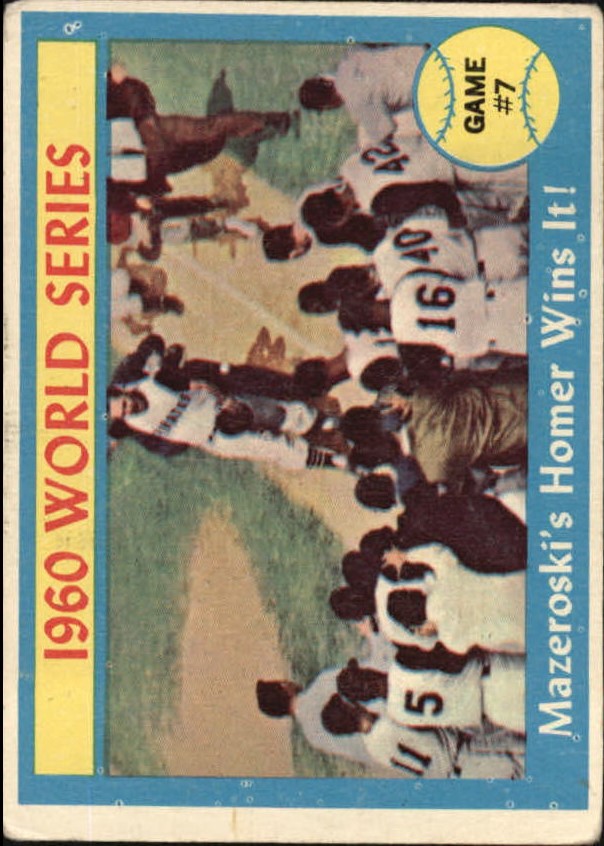 1961 Topps #312 World Series Game 7/Bill Mazeroski