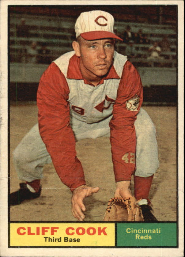 1961 Topps #399 Cliff Cook RC
