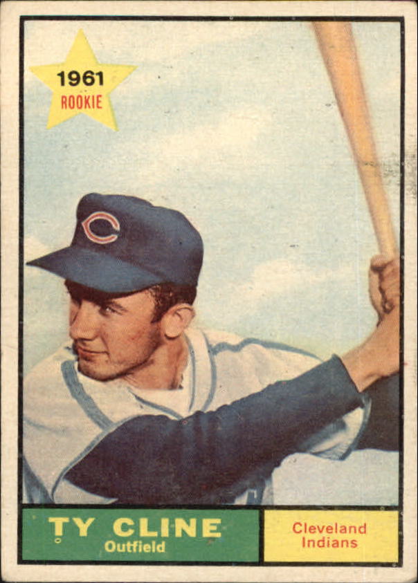 1961 Topps #421 Ty Cline SP RC