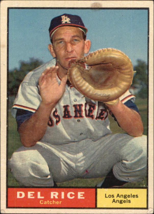 1961 Topps #448 Del Rice