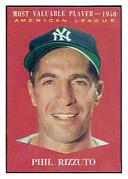 1961 Topps #471 Phil Rizzuto MVP