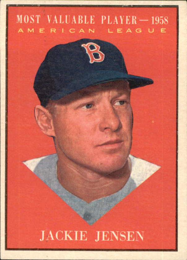 1961 Topps #476 Jackie Jensen MVP