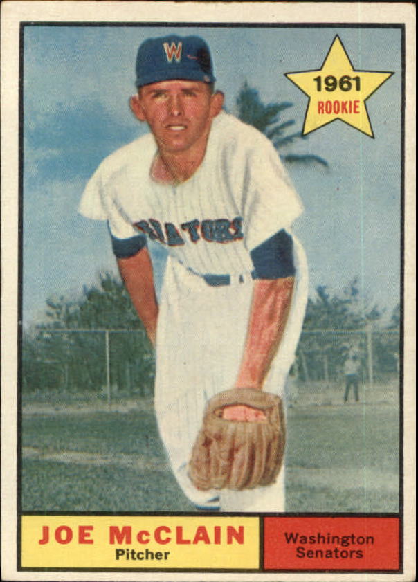 1961 Topps #488 Joe McClain RC