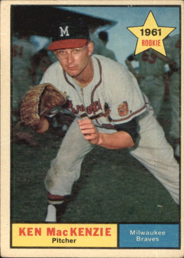1961 Topps #496 Ken MacKenzie