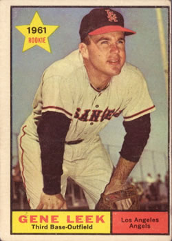 1961 Topps #527 Gene Leek RC